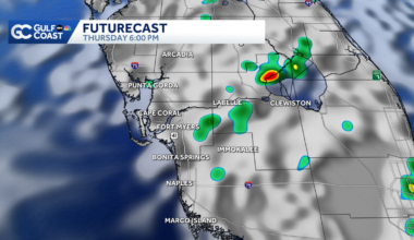 Isolated rain Thursday; First taste of fall this weekend
