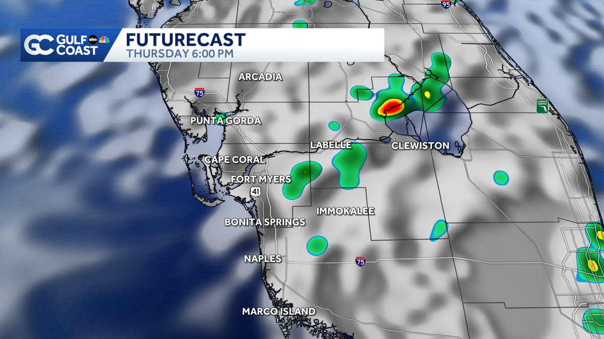 Isolated rain Thursday; First taste of fall this weekend