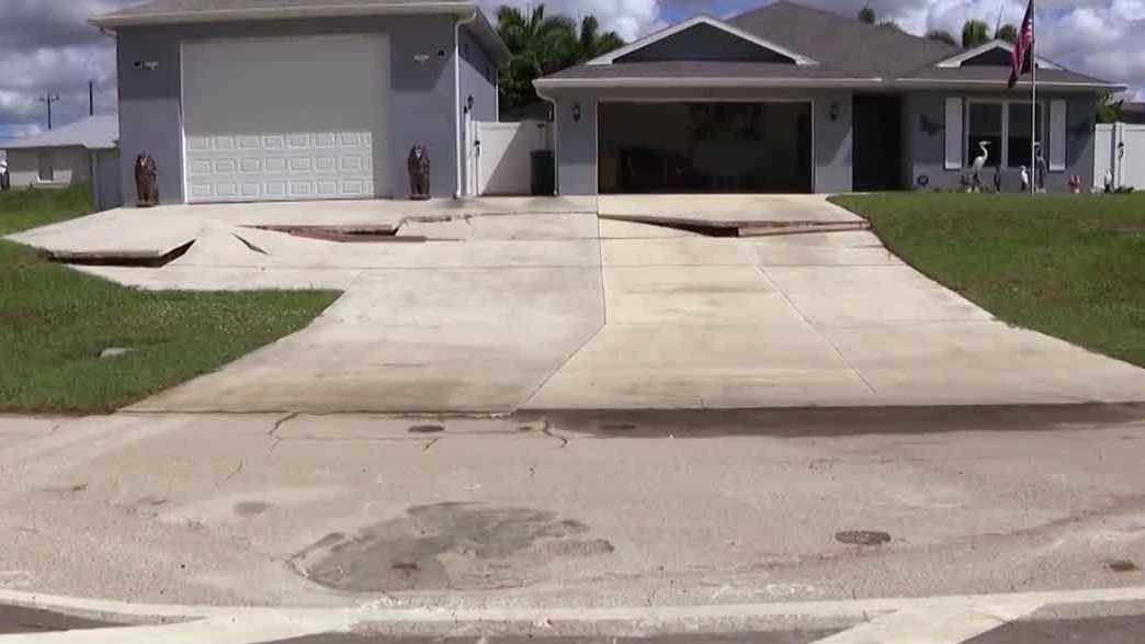 Florida nonprofit steps up to help repair family's sinking driveway