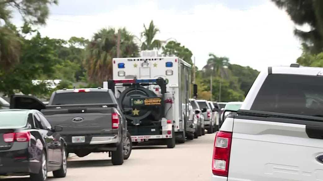 Bomb squad on the scene near home in Fort Pierce