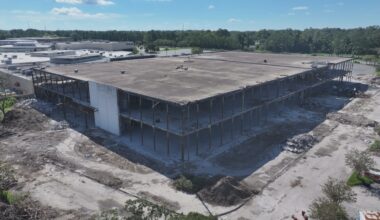 Demolition underway at former Sears store at Orange Park Mall