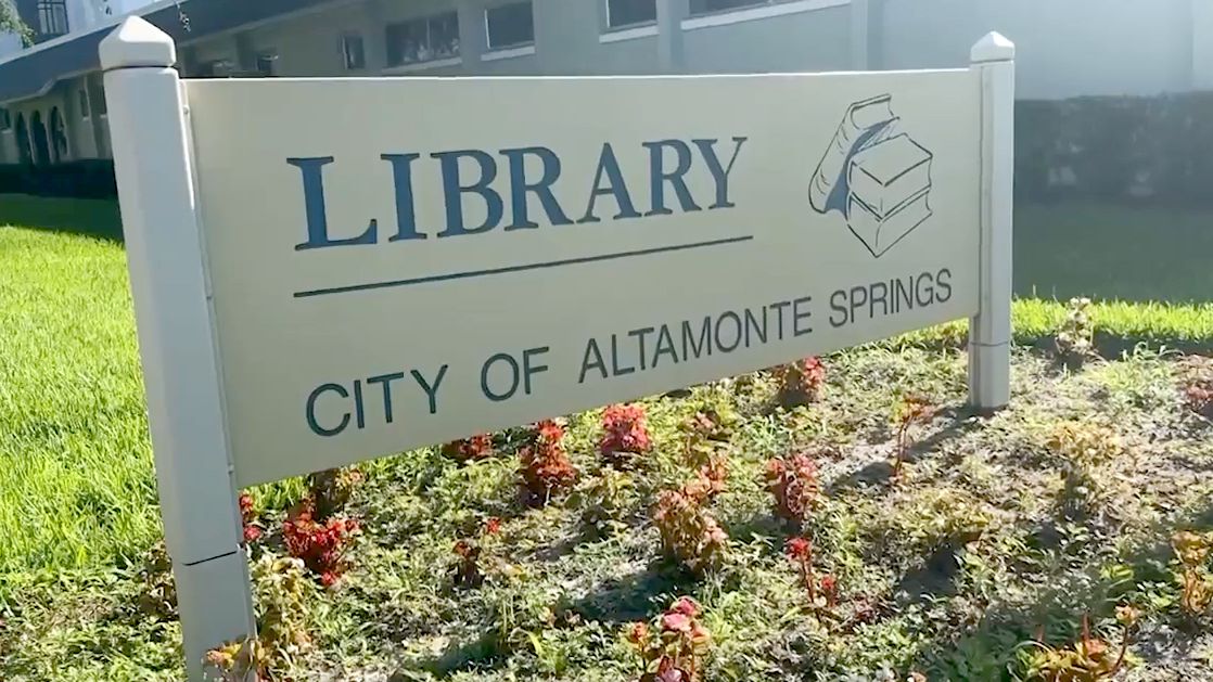 Originally left out of Altamonte Springs' proposed budget, an amendment added Thursday would fund the city's library through September 2027. (Spectrum News/Devin Martin)
