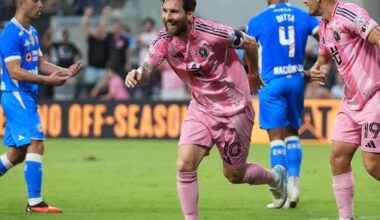 Lionel Messi scores his 100th Inter Miami goal in 2-0 Campeones Cup win over Cruz Azul