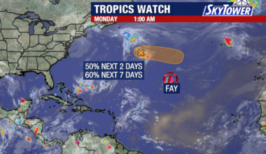 Tropical Depression Fay expected to dissipate as 2 hurricanes target land in Pacific