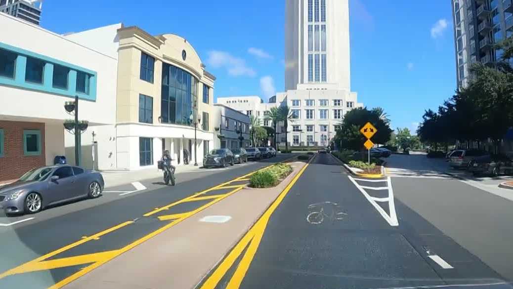 Magnolia Avenue reopens in downtown Orlando with 2-way traffic