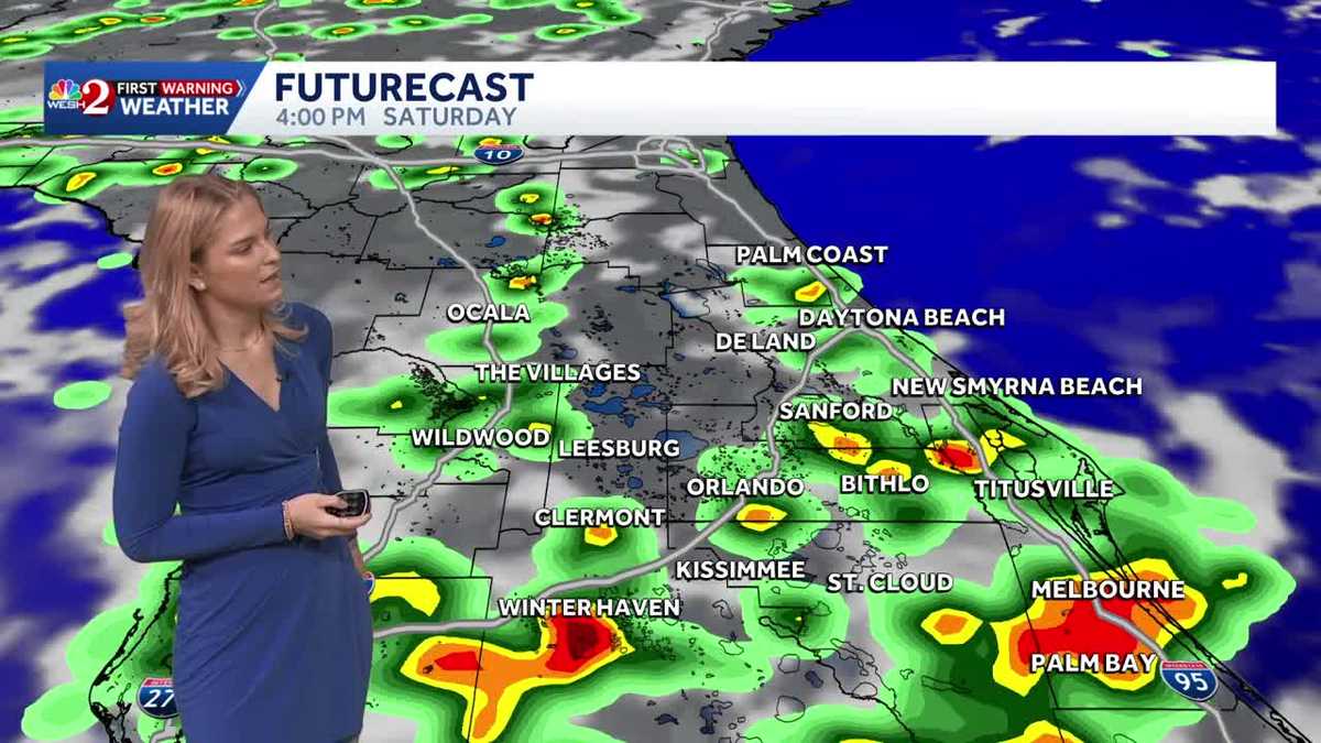 Tracking Saturday storms favoring the Orlando Metro| Forecast 9/12