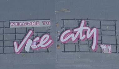 GTA VI marketing takes over Miami as "Welcome to Vice City" sign goes up at Kaseya Center
