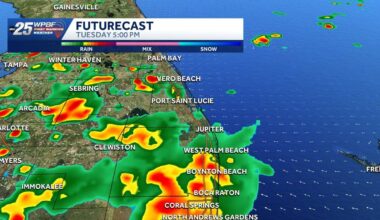 South Florida storms could trigger flooding through Tuesday