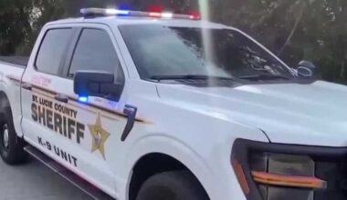 Commercial cement truck overturns in St. Lucie County
