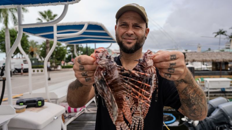 A lionfish epidemic ravages Florida’s reefs. This man has gone to war