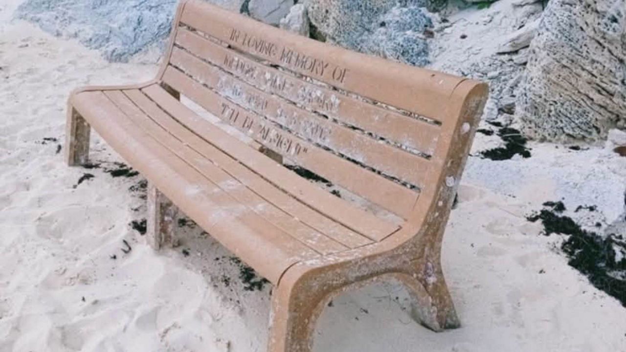 Memorial bench swept away during Hurricane Helene two years ago found in Bermuda