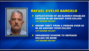 Sister's bank visit exposed alleged theft of $86K from elderly Hialeah couple by their own son, state attorney says