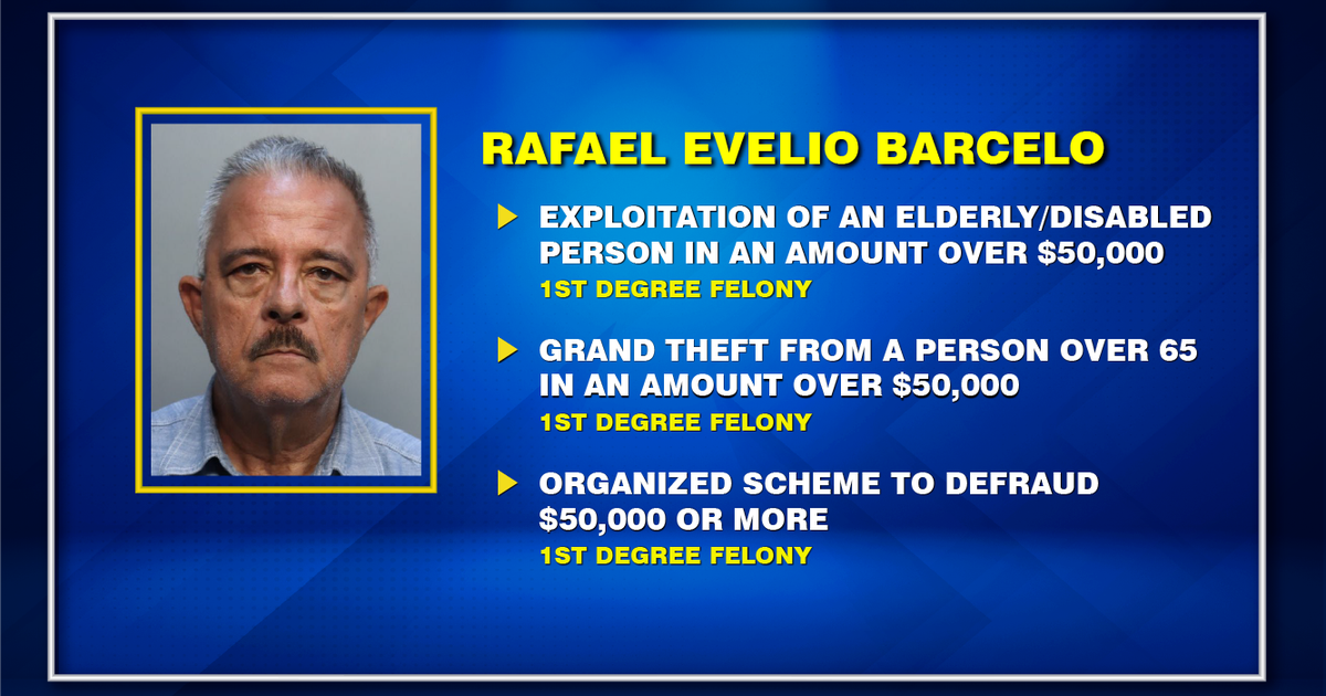 Sister's bank visit exposed alleged theft of $86K from elderly Hialeah couple by their own son, state attorney says
