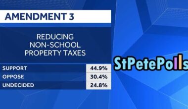 Poll: Low support for Amendment 3 on Florida ballot