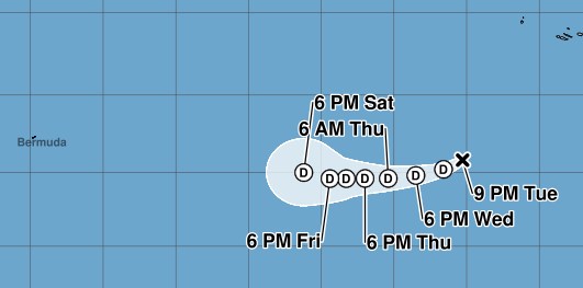 Tropical depression could form in far eastern Atlantic