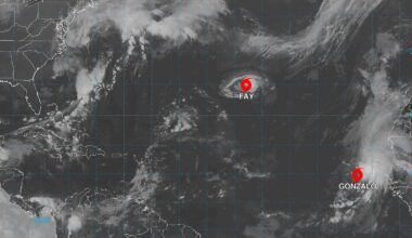 Tropical Storm Gonzalo forms joining TS Fay in Atlantic, NHC says – Orlando Sentinel