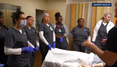 Nursing students get hands-on practice at AdventHealth Tampa