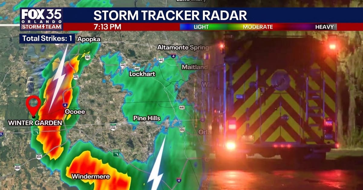 2 hospitalized after reported lightning strike along West Orange Trail in Winter Garden