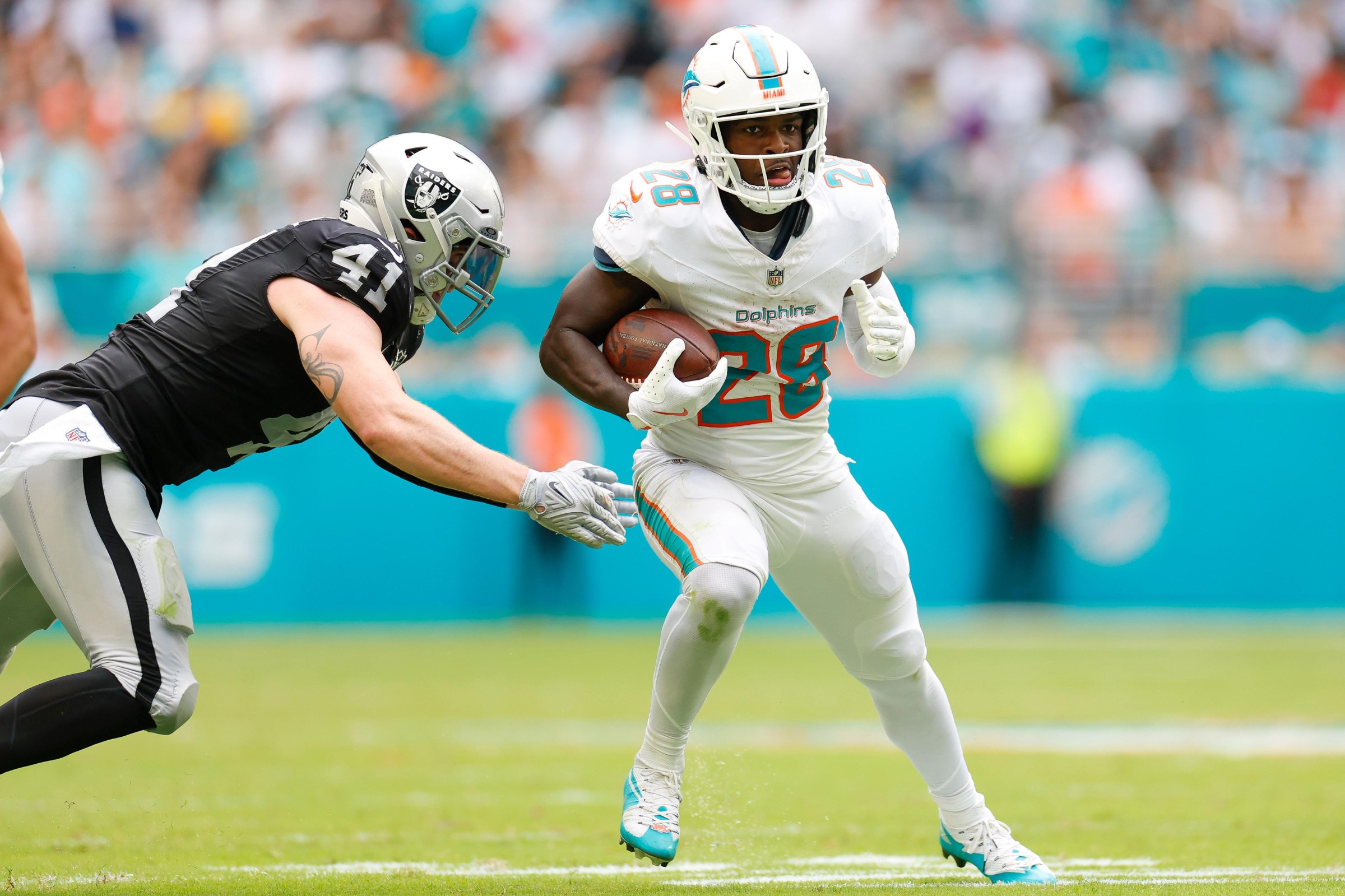De’Von Achane vs. Raiders 2024