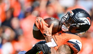 Game balls for the Denver Broncos win over the Jacksonville Jaguars