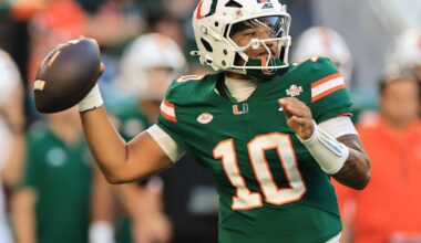 No. 6 Miami routs Central Michigan 52-3 to stay unbeaten