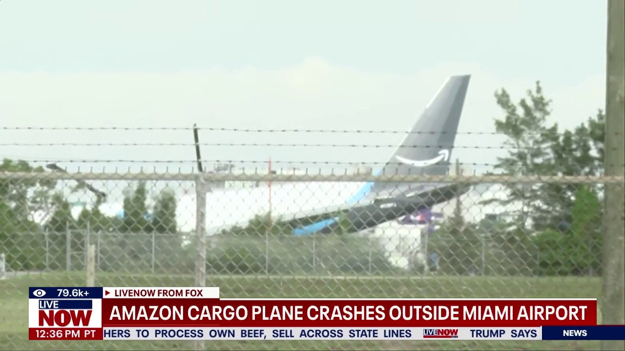 Amazon cargo jet crashes at Miami airport
