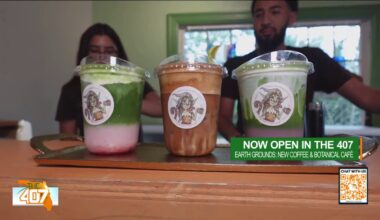 Matcha pop-up Earth Grounds now inside Spiral Circle Bookstore in Orlando
