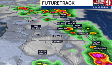 Central Florida storms return Sunday with heavy rain