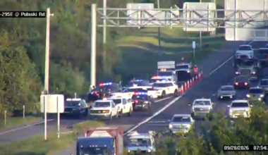 Suspect arrested after fleeing traffic stop on I-295 East
