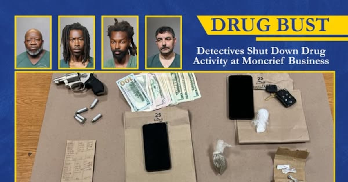 Police nab 4 for allegedly selling drugs at Price (Was) Rite Food Store on Moncrief Road