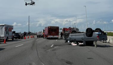 Howard Frankland Bridge reopens after multi-vehicle crash