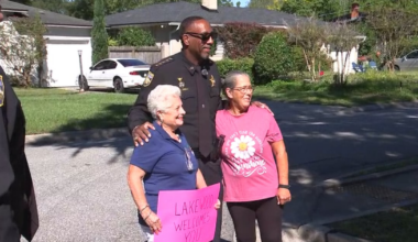 Sheriff T.K. Waters leads crime prevention walk through Jacksonville