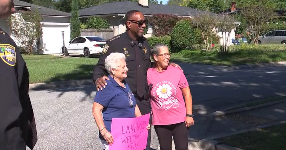 Sheriff T.K. Waters leads crime prevention walk through Jacksonville
