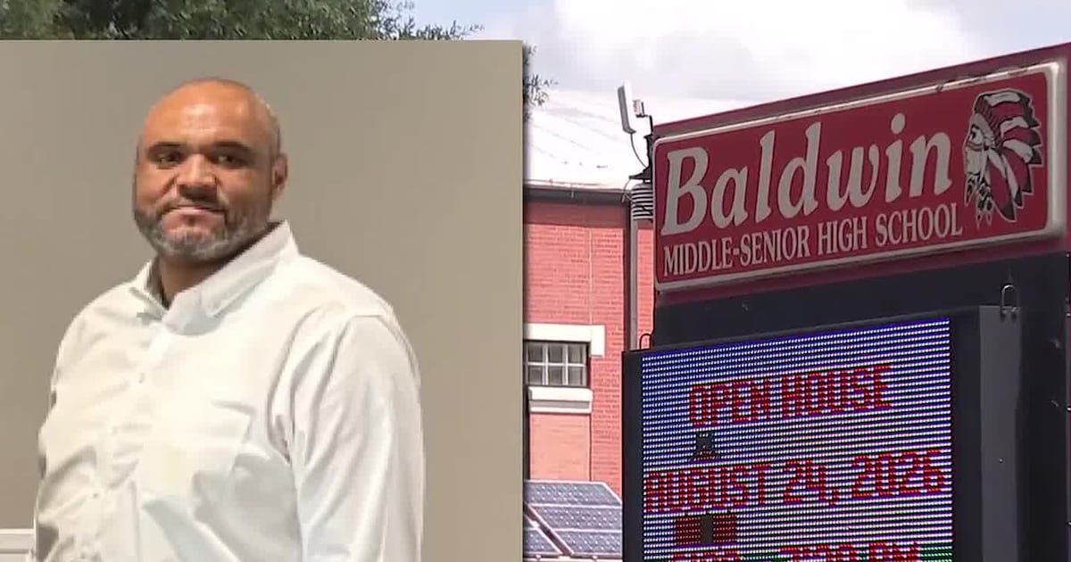 Firearm found in principal's car at Baldwin Middle-Senior High