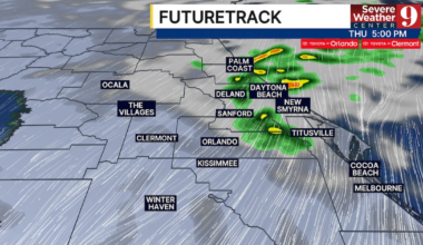 Central Florida Forecast: Fall front brings cooler air, strong winds