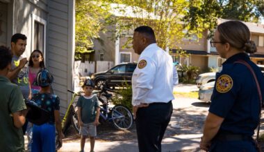 Firefighters return to scene of devastating Mandarin fire that killed 3 children with offer of help