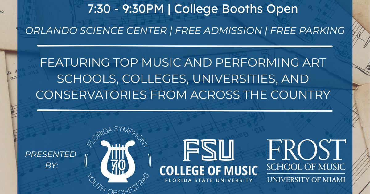 Florida Music College Fair offers access to 50+ schools
