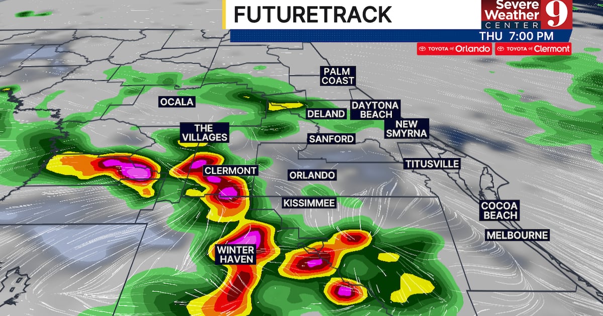Central Florida Weather: Heavy rain, storms possible Thursday