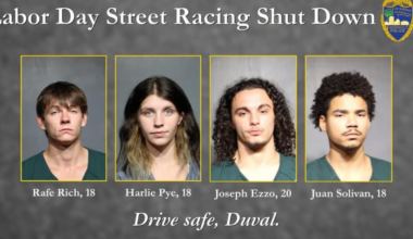 Four arrested at Labor Day street race in Jacksonville
