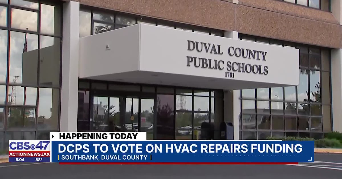 Duval board weighs HVAC funding after 1,300 service calls in 11 days – 104.5 WOKV
