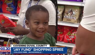 Tom Coughlin Jay Fund hosts surprise grocery spree