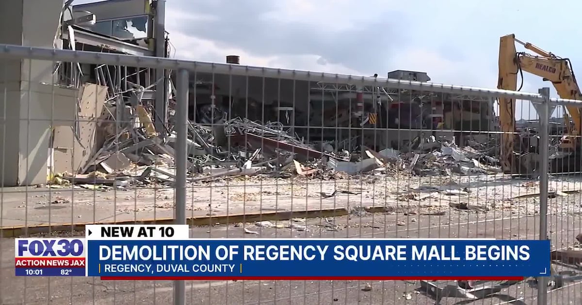 Food court demolition at Regency Mall stirs memories for Jacksonville residents – Action News Jax