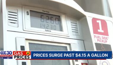 Florida gas prices climb as drivers feel the pinch at the pump – Action News Jax