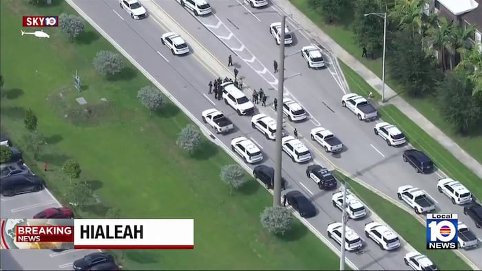Deputies and police officers respond to Hialeah neighborhood