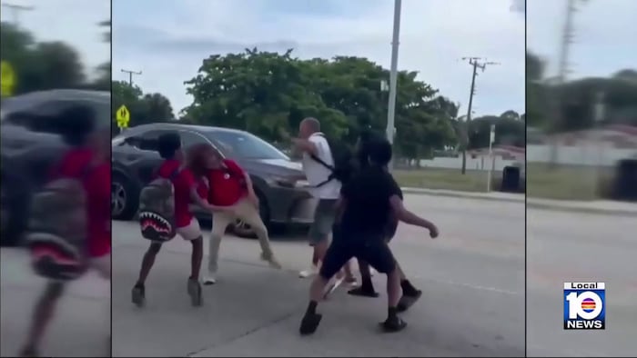 Man threatened kids inside McDonald’s before they followed him outside, leading to brawl, cops say