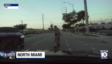 Dashcam video shows police chase that began in Miami Beach, ended in crash in North Miami