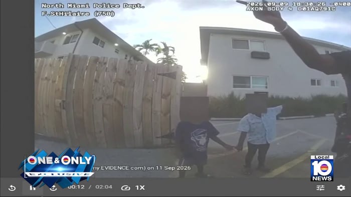 Video shows North Miami officers finding hungry children, 5 and 7, locked out by mothers, police say
