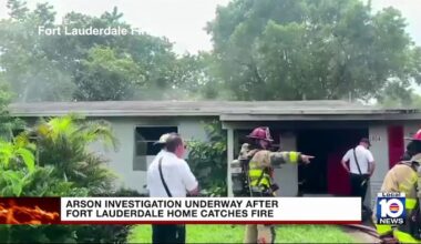 Detectives investigate Fort Lauderdale house fire after 2 injured, arson suspected