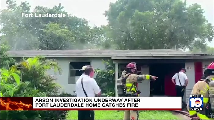 Detectives investigate Fort Lauderdale house fire after 2 injured, arson suspected