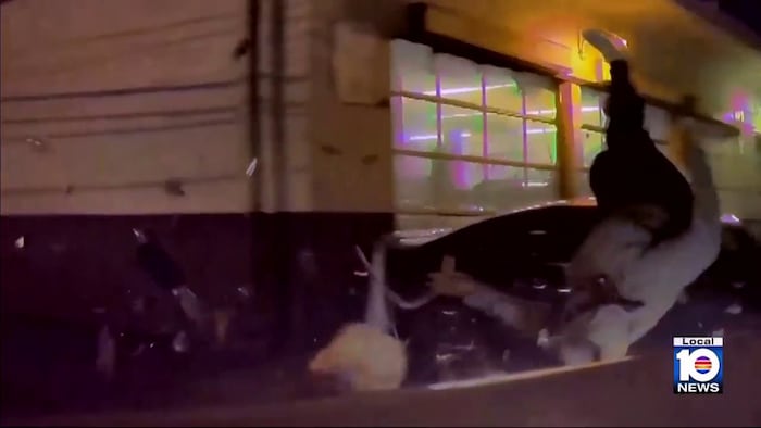 Video shows car crash impact catapulting Broward woman through the air before she died in 2023